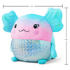 Blue Ombre Axolotl plush 20 inch.