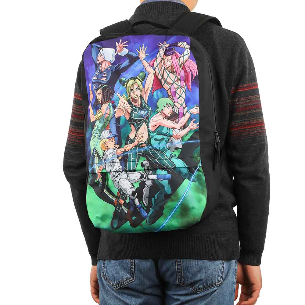 JOJO'S BIZARRE ADVENTURE PRINT LAPTOP BACKPACK