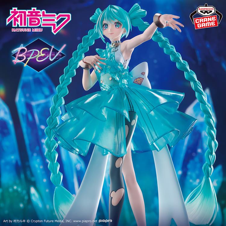 Banpresto Hatsune Miko Evolve Clearluxe Emerald Gem figure