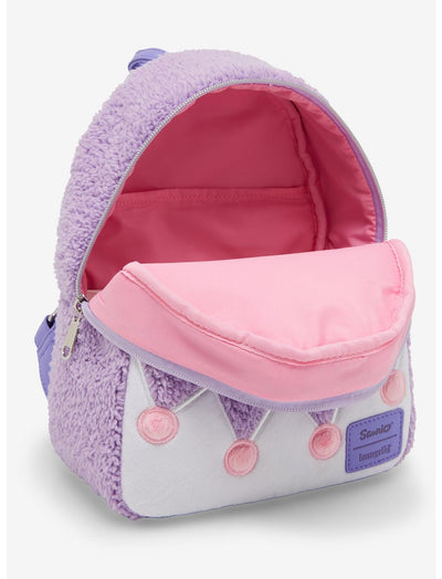 Loungefly Kuromi Pastel Fuzzy Mini Backpack