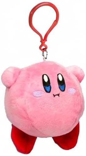 Little Buddy 1711 Kirby Hovering Pose Dangler Plush, 3.5"