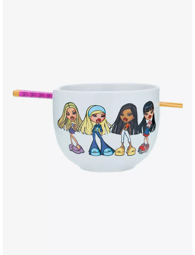 Bratz Logo Ramen Bowl With Chopsticks