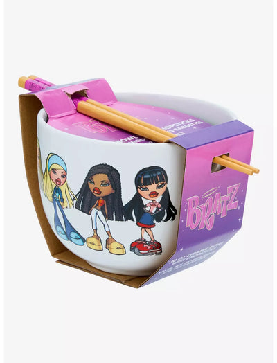 Bratz Logo Ramen Bowl With Chopsticks