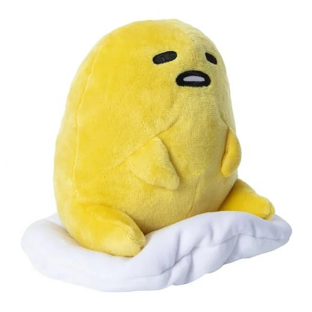 Sanrio Gudetama the Lazy Egg Plush, Signature Sitting Pose, 7"Stuffed Toy