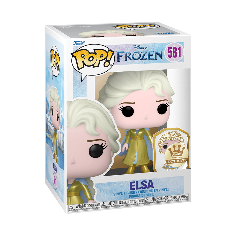 POP! ELSA (GOLD) WITH PIN METALLIC