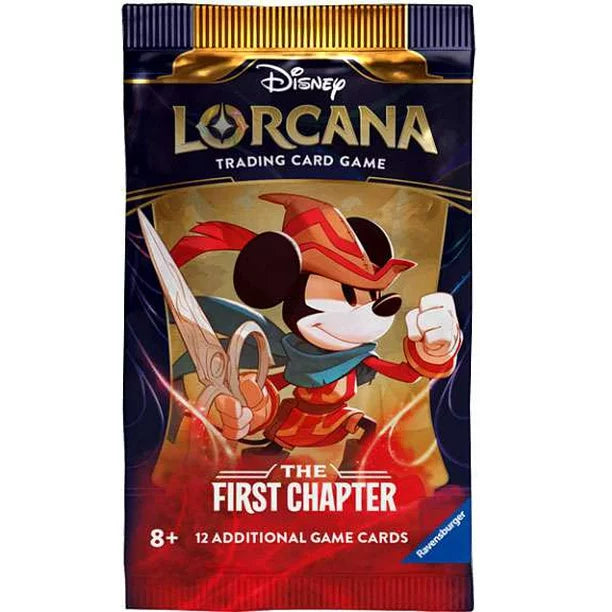 Lorcana Trading Card Game The First Chapter Booster Pack (12 Cards)