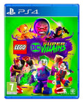 LEGO DC Villains game box for PS4 on a white background