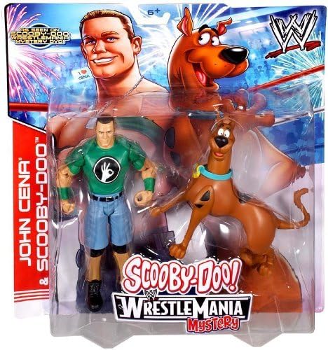 WWE Mattel Wrestling Scooby-Doo Wrestlemania Mystery Action Figure 2-Pack John Cena & Scooby-Doo ultra rare action figure