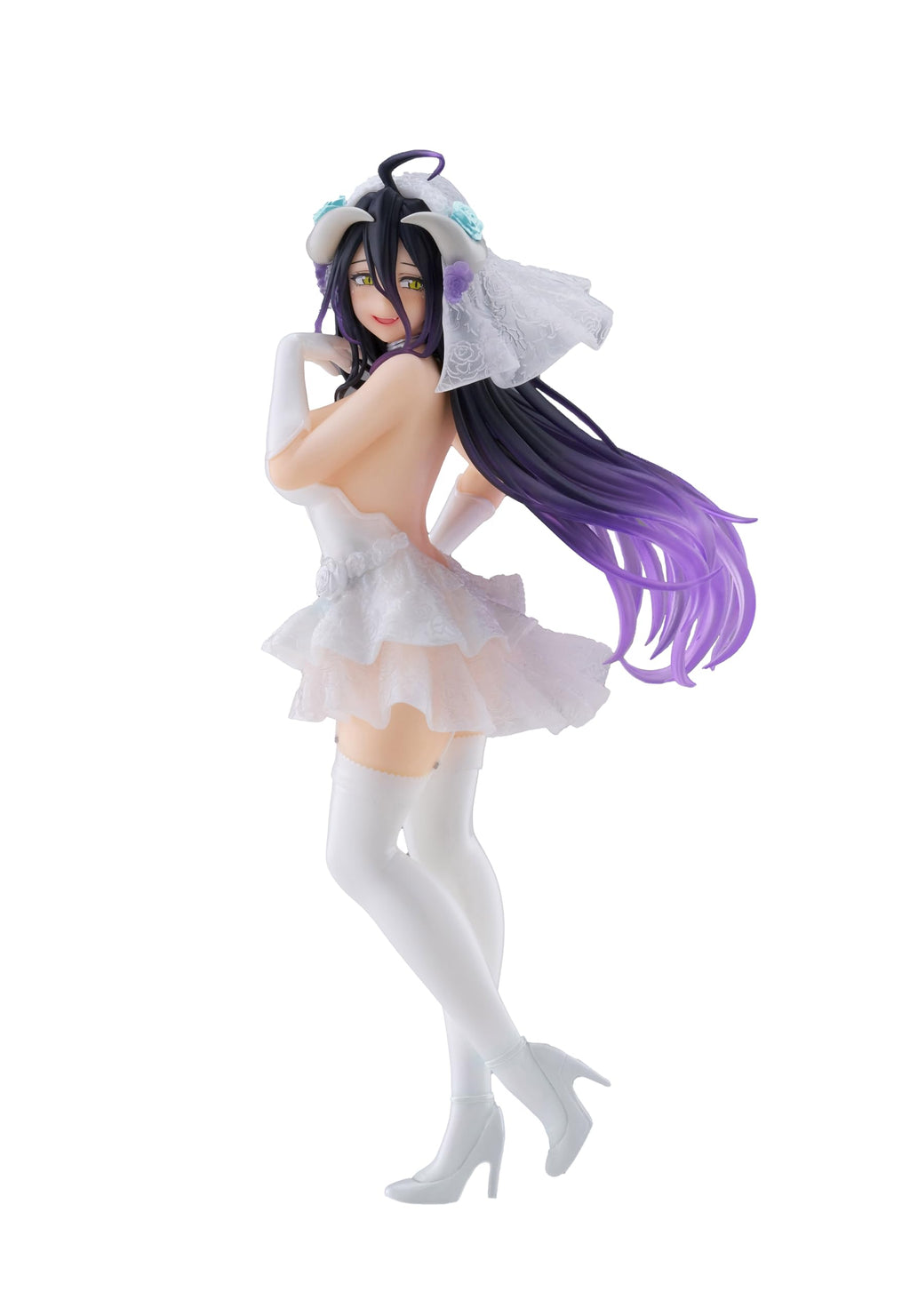Taito-Overlord Coreful Figure - Albedo (Wedding Ver.)