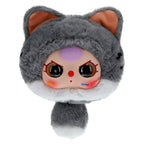 Baby Three Collectible Mystery Plush - Blind Box Surprise Toy - Fortune Cat - Zipper Bag Plush Collection - Includes 1 Random Character