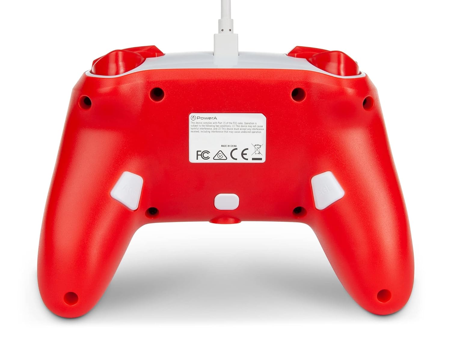 PowerA Enhanced Wired Controller for Nintendo Switch - Mario Red/White,