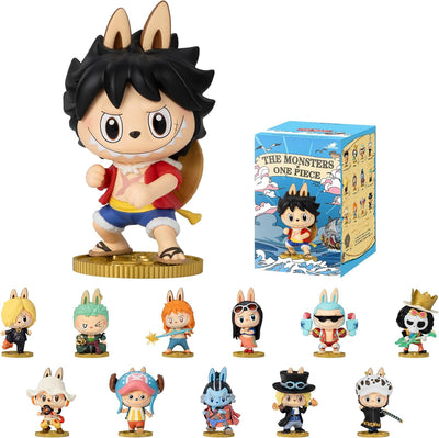 POP MART The Monsters × One Piece Series Figures Blind Box Figures, Random Design