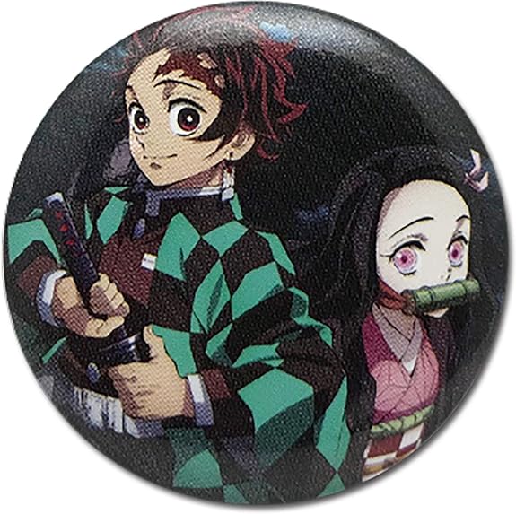 DEMON SLAYER - TANJIRO AND NEZUKO BUTTON 1.25''