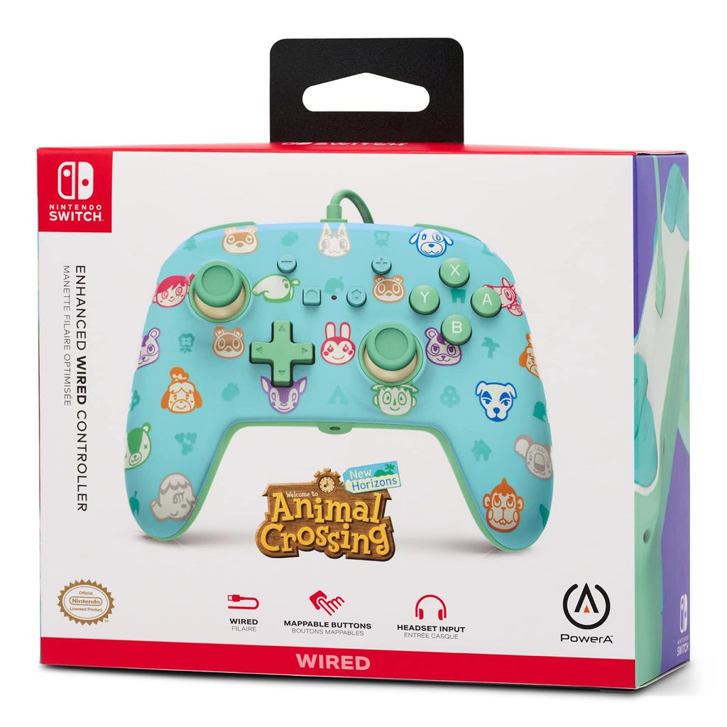 Nintendo Switch - Animal Crossing, Gamepad, game controller, wired controller, officially licensed