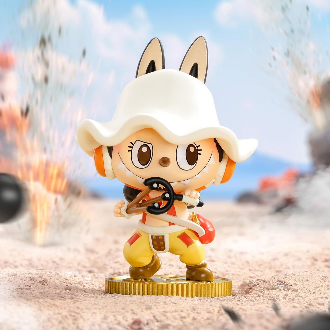 POP MART The Monsters × One Piece Series Figures Blind Box Figures, Random Design