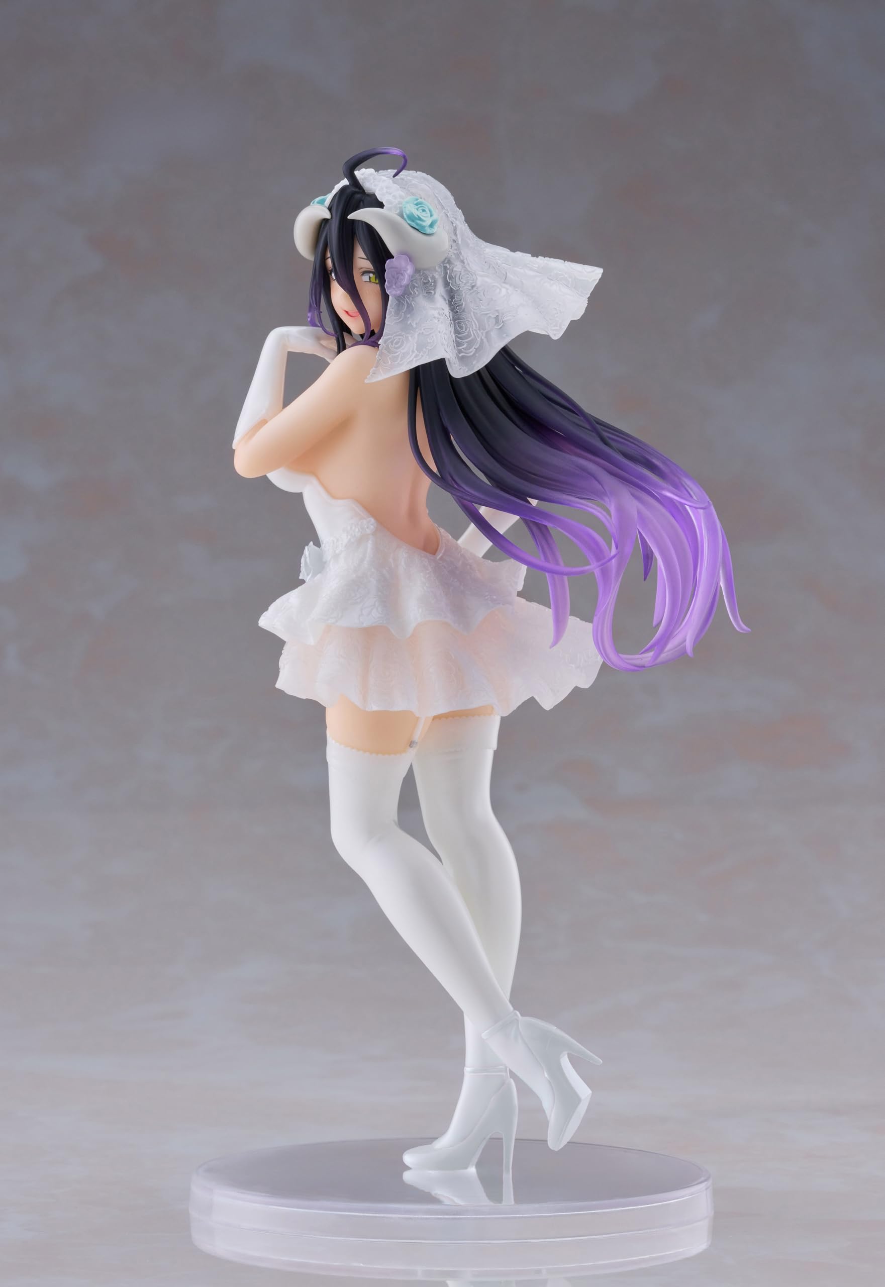 Taito-Overlord Coreful Figure - Albedo (Wedding Ver.)