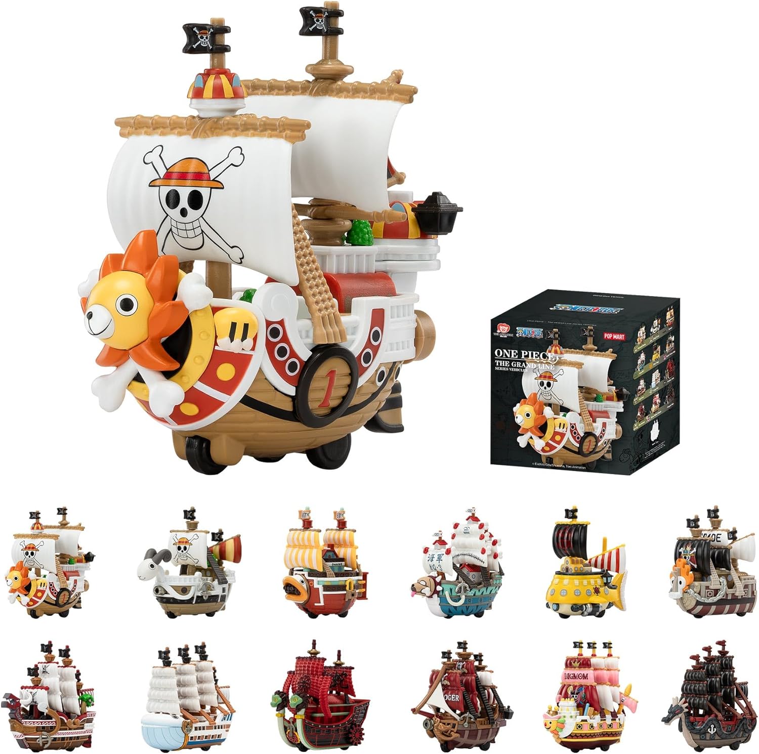 POP MART One Piece - The Grand Line Series Vehicles Blind Box Figures,