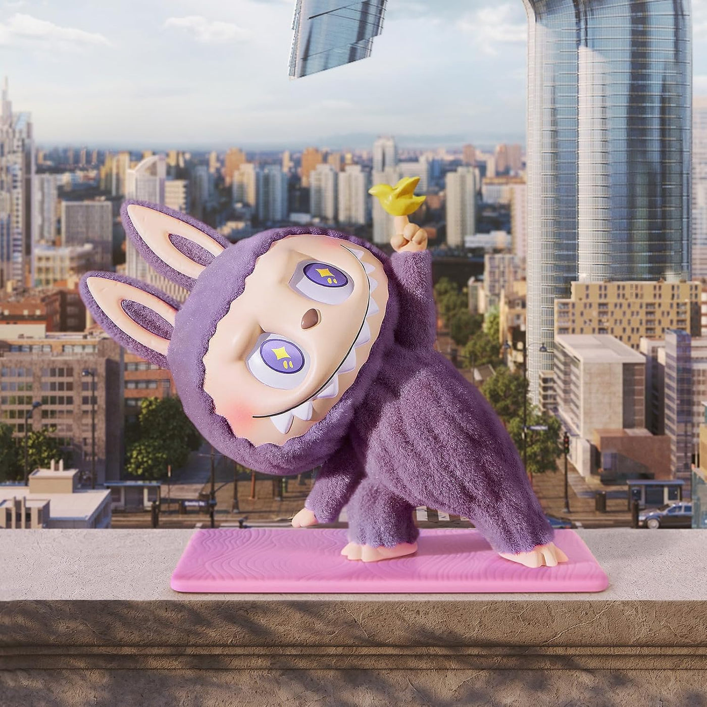 POP MART The Monsters Lazy Yoga Series Figures, The Monsters Blind Box Figures, Random Design