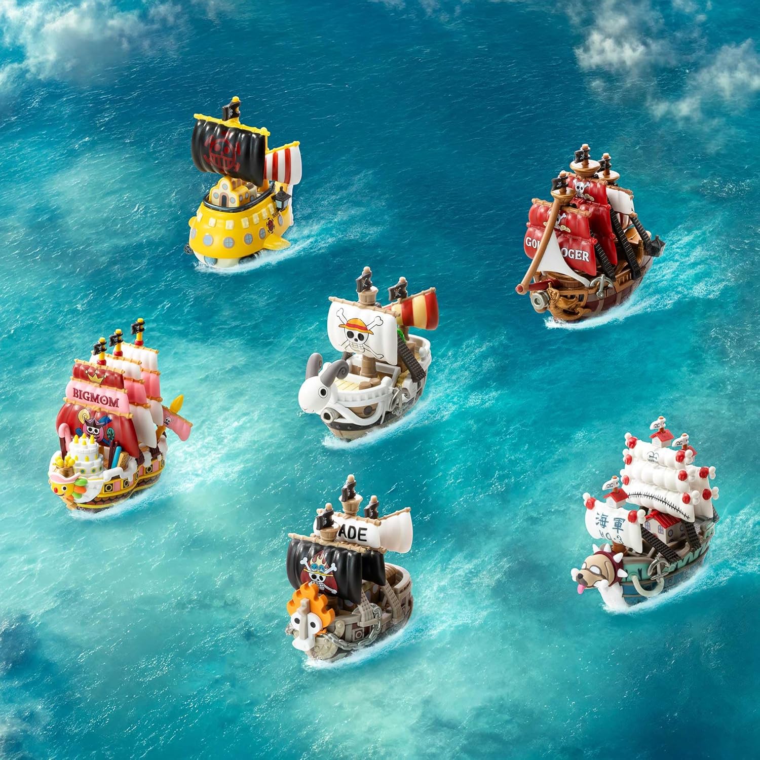 POP MART One Piece - The Grand Line Series Vehicles Blind Box Figures,