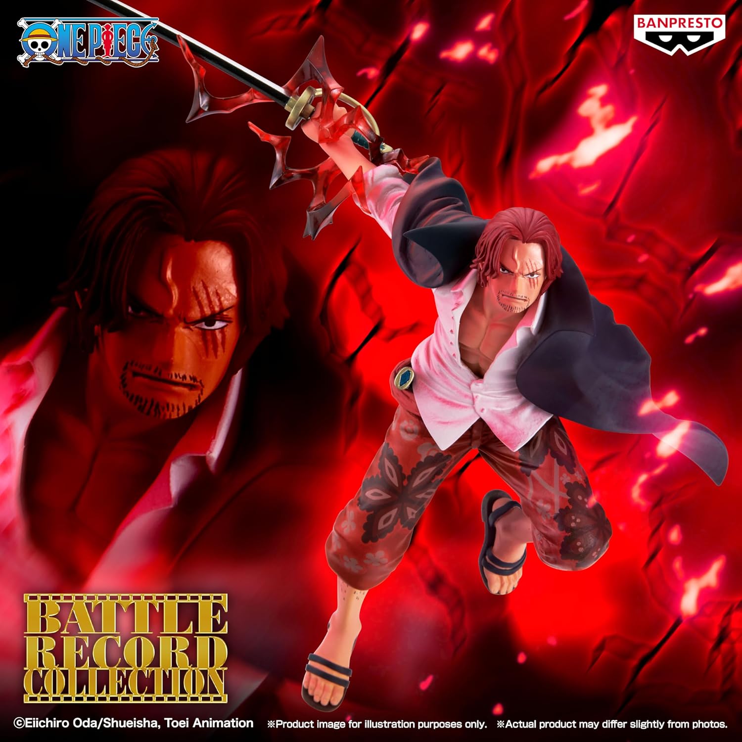 Banpresto - One Piece - Shanks (Special ver.) Battle Record Collection Figure