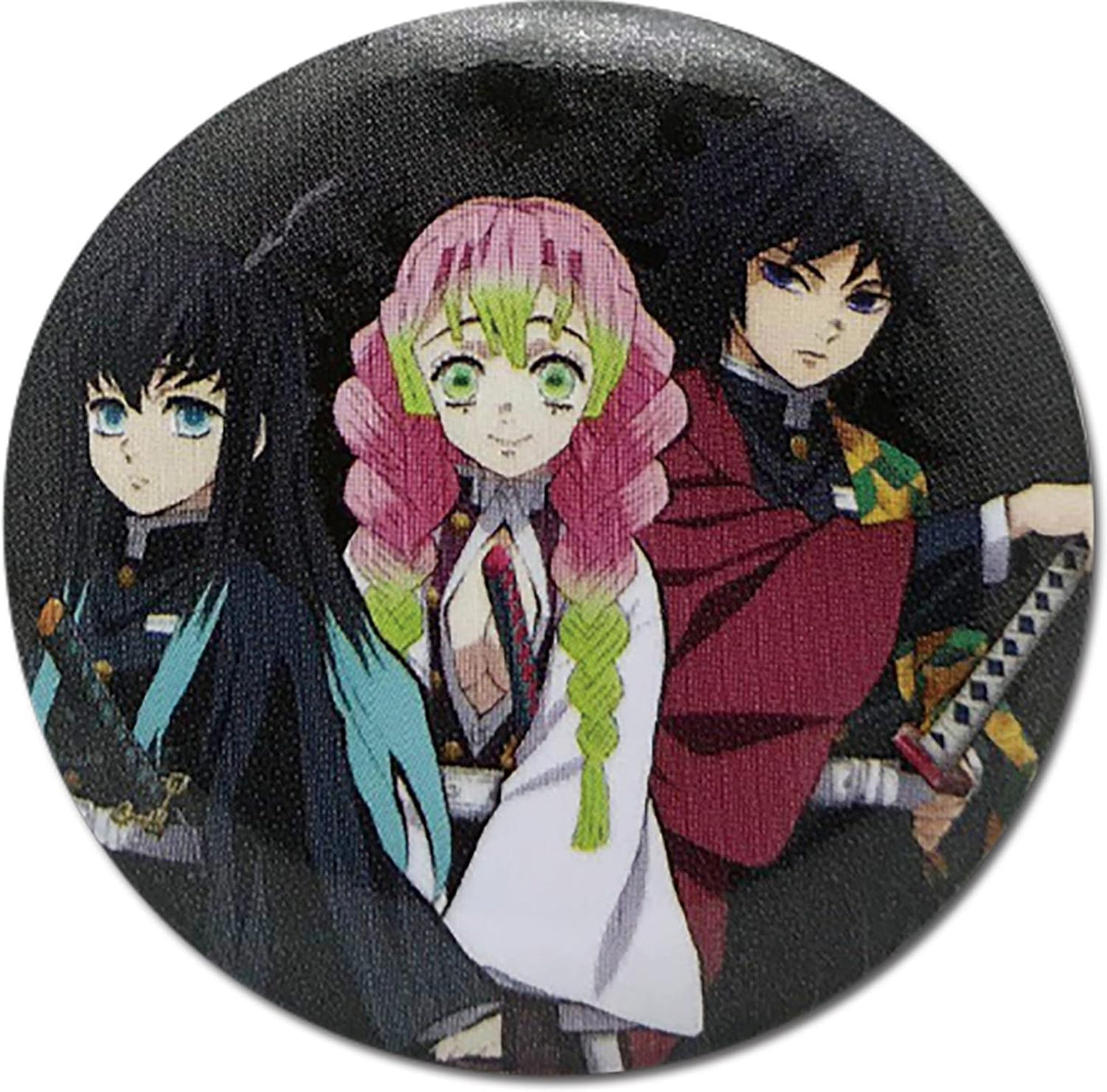 DEMON SLAYER - GIYU, MUICHIRO, MITSURI BUTTON 1.25