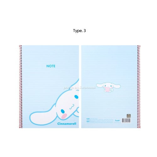 ぷりんページ Sanrio 515311 Hello Kitty B6 Ring Notebook (Plush Design