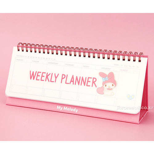 SANRIO CHARACTERS PP DESK WEEKLY PLANNER