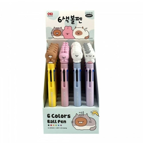 SOONDEOK CREW 6-COLOR BALLPOINT PEN