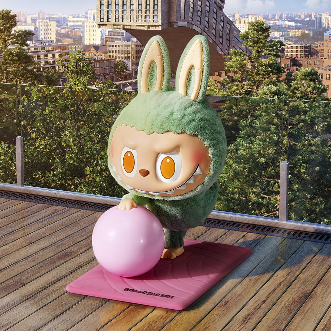 POP MART The Monsters Lazy Yoga Series Figures, The Monsters Blind Box Figures, Random Design