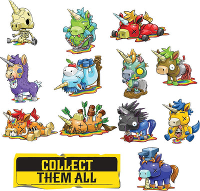 MGA Entertainment R.I.P. Rainbows in Pieces Gnarly, Messed Up Unicorn Character Bobby Bruises