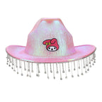 My Melody Character Art Pink Cowboy Hat-OSFA