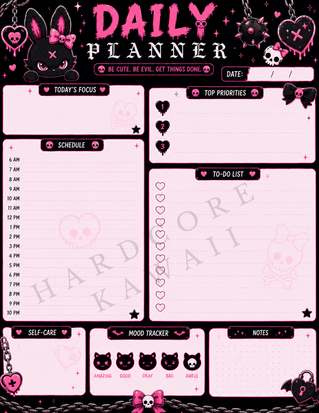 Customized Digital Planner Bundle Printable