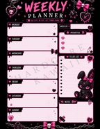 Customized Digital Planner Bundle Printable