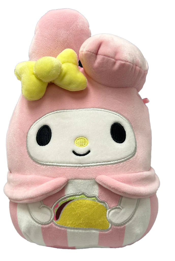 Squishmallow Sanrio Squad Squishy Stuffed Plush Toy Animal (Melody (Holding Taco), 8 Inch)
