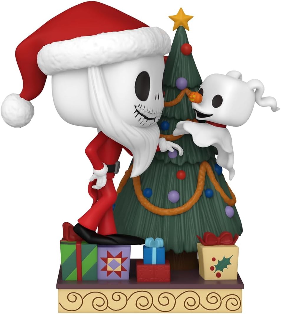 Funko Pop! Deluxe: The Nightmare Before Christmas 30th Anniversary - Jack Skellington and Zero with Tree