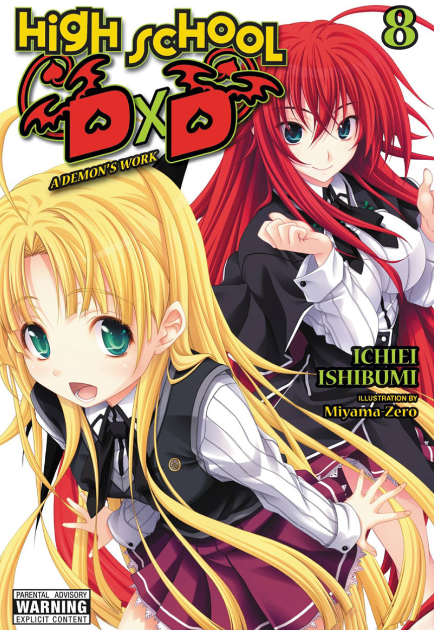 High School DxD Novel Volume 8 A Demon’s Work Manga