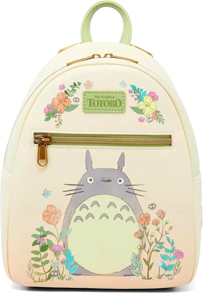 Loungefly Studio Ghibli® My Neighbor Totoro Flowers Totoros Mini Backpack SAGE GREEN NONE