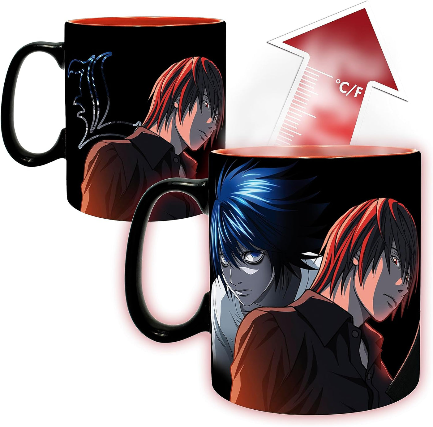 ABYSTYLE Death Note Anime and Manga Ceramic Coffee and Tea Mugs Perfect for Hot or Cold Beverages