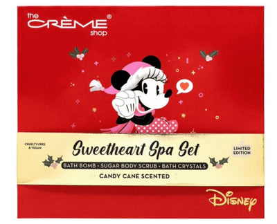 The Crème Shop Sweetheart Spa Set Candy Cane Scent Disney