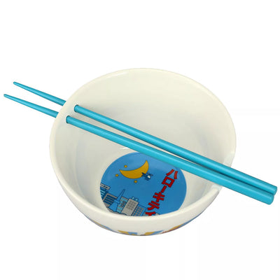 Hello Kitty Ramen Bowl with Chopsticks