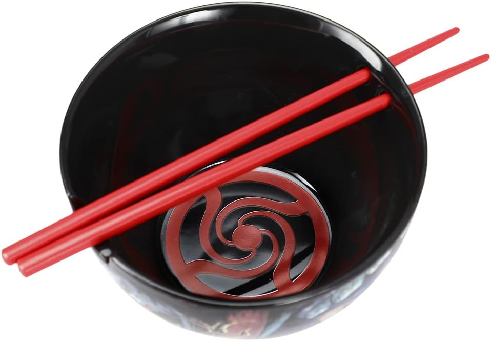 Jujutsu Kaisen Yuji And Sukuna 20 oz Ramen Bowl With Chopsticks