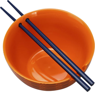 Naruto Anime Heroes 20 oz Ramen Bowl With Chopsticks