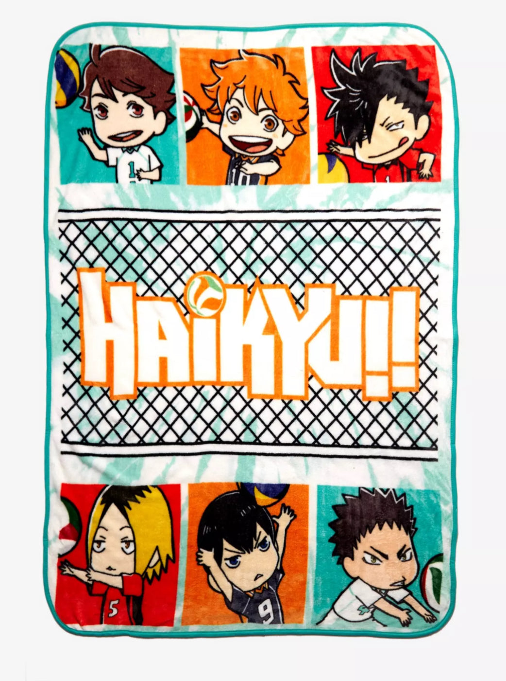 Haikyu!! Chibi Team Throw Blanket