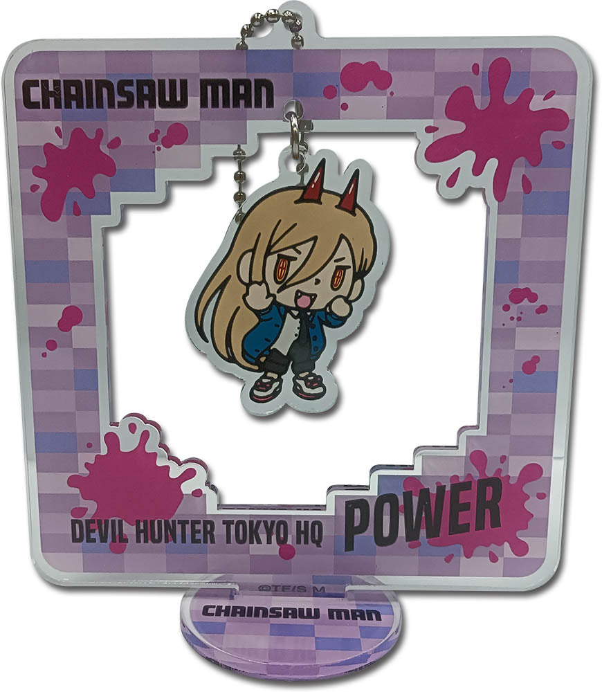 CHAINSAW MAN - SD POWER SQUARE STYLE ACRYLIC FIGURE