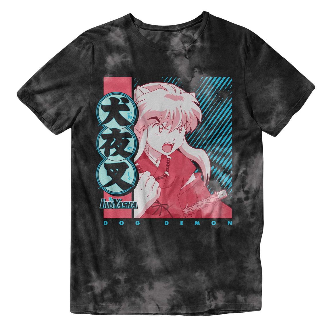 Inuyasha Demon Dog Demon Tie Dye Unisex Cotton T-Shirt