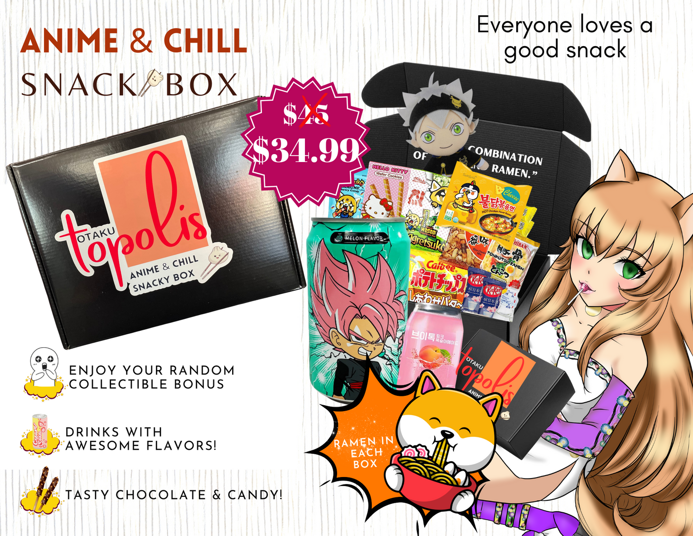 Otakutopolis Snacky Box - Anime & Chill