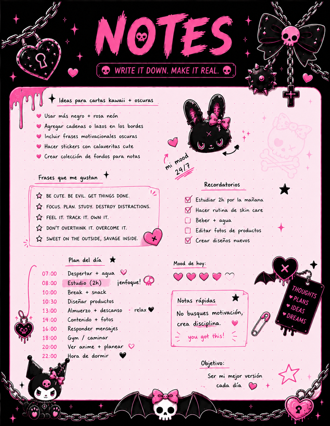 Customized Digital Planner Bundle Printable