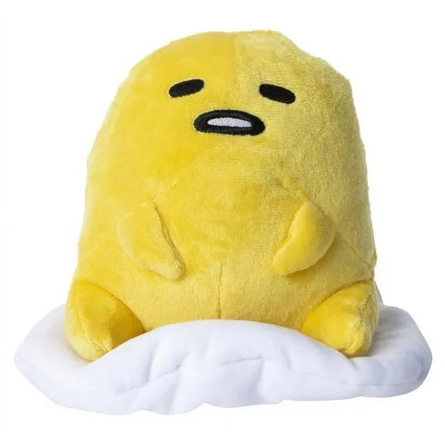 Sanrio Gudetama the Lazy Egg Plush, Signature Sitting Pose, 7"Stuffed Toy