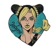 JOJO S5 STONE OCEAN - PINSART JOLYNE HEART PIN