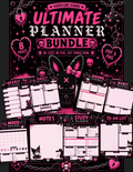 Hardcore Kawaii Digital Planner Bundle Printable